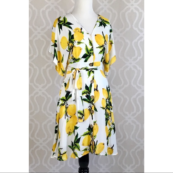 Delilah Loves Lemons Botanical Dress - Picture 3 of 8